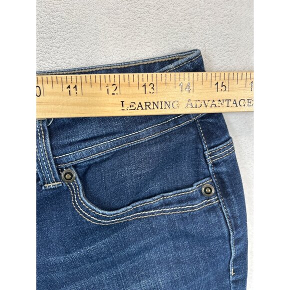 Chicos So Slimming Jeans Womens 00 Short Dark Wash Bootcut‎ Stretch - Picture 5 of 10